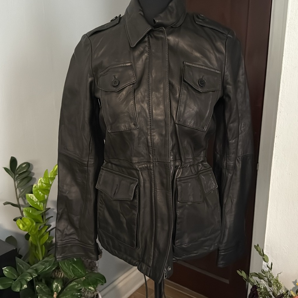 NWT Theory Leather Jacket